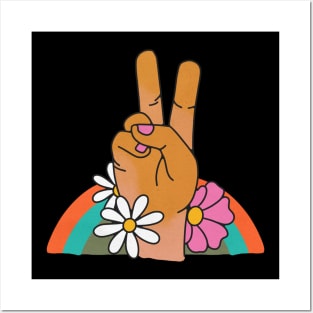 70s Peace Sign Posters and Art